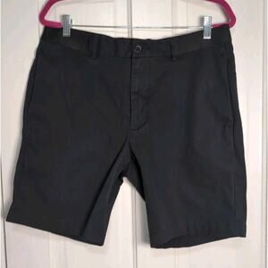 Vince Black Casual Shorts Chino Stretchy Waist Men's 36 Golf Fishing (962)